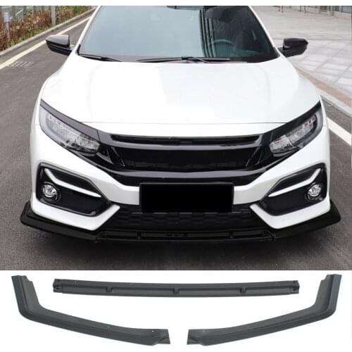 Front Bumper Lip fit for compatible with 2016-2021 Honda Civic
