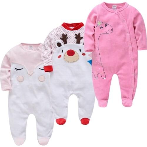 Christmas Toddler Baby Girl Sleepwear Underwear Newborn Cartoon Infant Pajamas Baby Winter Baby Boys Pyjamas Pajama Kids Sleeper