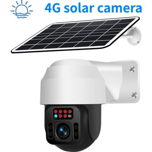 Q2 4G Solar IP Camera SIM Card 1080P HD Outdoor WiFi Camera 4G Wireless Speed Dome CCTV Security Camera Battery Long Standby