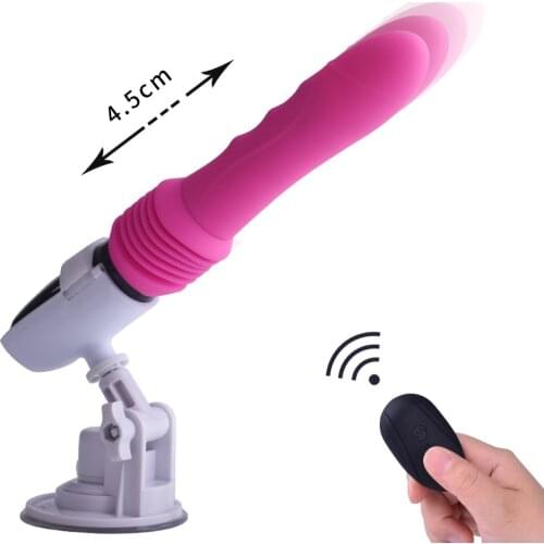 Up And Down Movement Sex Machine Female Dildo Vibrator Adult Sex Toys Hand-Free Automatic Penis With Suction Cup For Woman