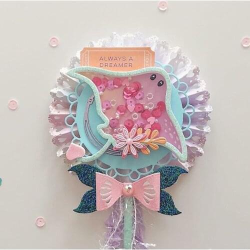 KSCRAFT Stingray Shaker Metal Cutting Dies Stencils for DIY Scrapbooking Decorative Embossing DIY Paper Card