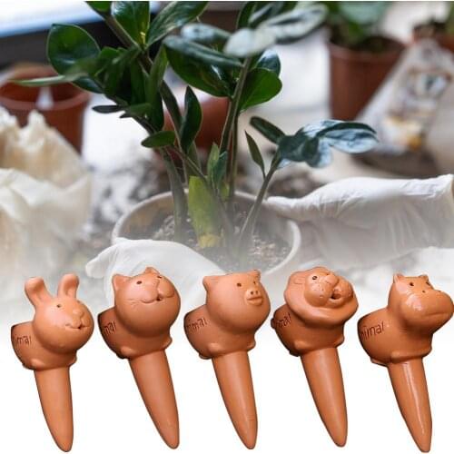 Automatic Drip Irrigation System Cute Watering Spike Dripper Water Seepage Device Garden Flower Plant Watering Irrigation Tools