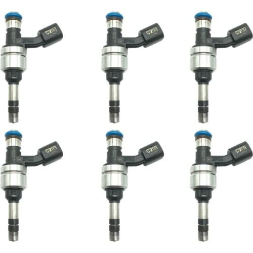 6pcs 12629927 FUEL INJECTOR for BUICK ALLURE LACROSSE CADILLAC CTS SRX CHEVROLET EQUINOX CAPTIVA GMC TERRAIN 3.0L V6 2010-2018