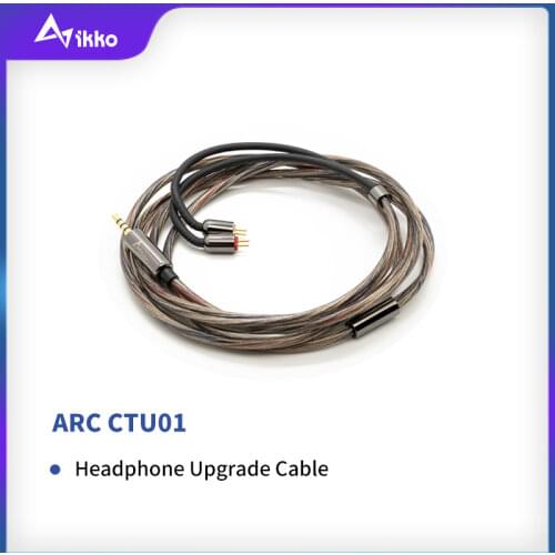 IKKO CTU01 Upgraded MMCX Cable Material HiFi Audiophile in-Ear Monitor Earphone 2.5/3.5/4.4 Balanced Single Wire 0.78mm Cable