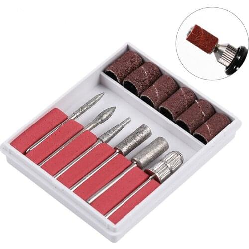 Tungsten Nail Drill Bit Electirc Nail Mills Cutter for Manicure Machine Repalcement Grinding Head Drill Bits Nail Art Accessory