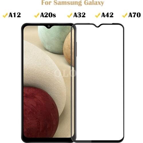 Tempered Glass For Samsung Galaxy A12 A20S A32 A42 A70 Screen Protector Smartphones Accessories Film On Galaxy A 12 3 42 5G Glas