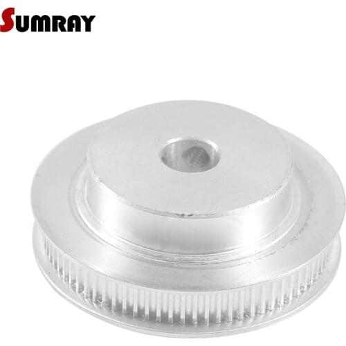 SUMRAY 2GT 80T Timing Pulley Bore 6/8/10/12/15/20mm Gear Belt Pulley 7/11mm width GT2 Toothed Pulley Wheel for 3D Printer