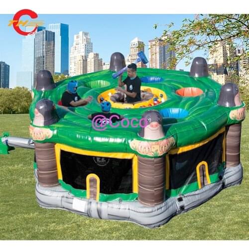 Free ship to door!2018 new design Giant Inflatable Whack-A-Mole game, Inflatable fastest human whack a mole game for sale