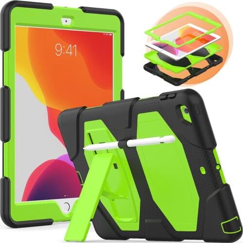 Buil-in kickstand case for ipad 10.2 7th gen cases