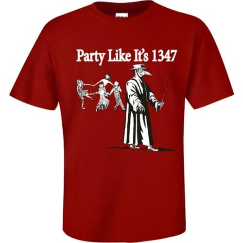 Plague doctor Cosplay 3D Print Short Sleeve Shirt Summer Red Shirt Tee