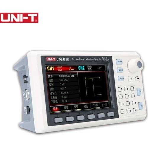 UNI-T Adjustable Dual-channel 200MS/s Signal Generator 14bits High Precision Digital Meter 30MHz/60MHz UTG932E UTG962E