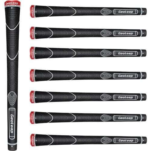 Geoleap GLORY-T Rubber Golf Grips 8pcs/lot, Standard,6 Colors Optional, Thumb Pattern, Soft Feel, Anti-Slip