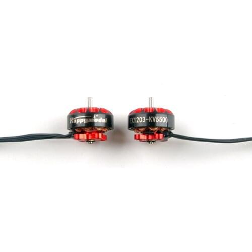 Happymodel EX1203 1203 5500KV 6200KV 2-4S brushless motor 1.5mm for RC FPV racing freestyle 3Inch toothpick drones