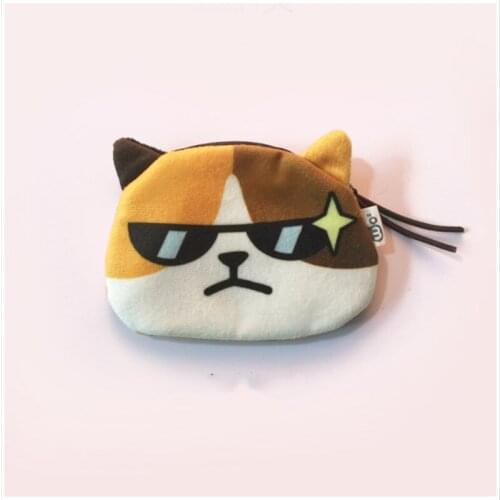 Cartoon Cat Coin Purse Kawaii Cute Pouch Women Small Wallet Change Purse Child Mini Zipper Pocket Bag Key Card Coin Holder