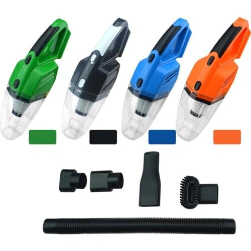 New Handheld Car Vacuum Cleaner 6000pa Powerful Suction washing Vaccum Cleaners Auto Wet/Dry Clean & lighting dual purpose