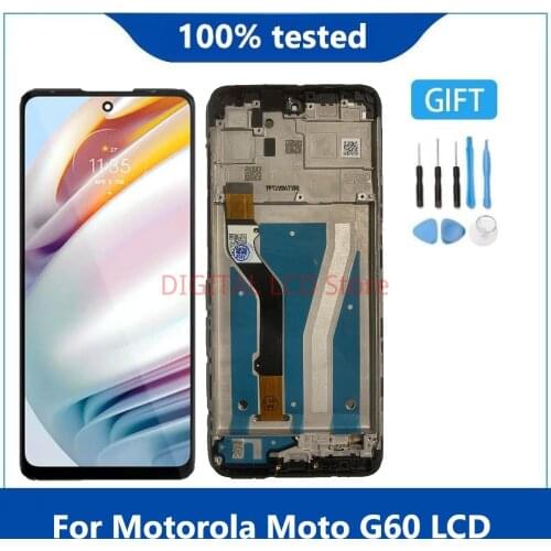 6.8'' Original For Motorola Moto G60 LCD Display And Touch Screen Assembly For Motorola G60 LCD PANB0001IN, PANB0013IN display