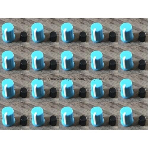 20PCS Rotary Control Knob blue For Pioneer XDJ-RX R1 RZ AERO DJM-T1 S9 DIY DJ