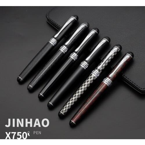 10 pcs/Lot Classical Iraurita Fountain pen Black Silver Gold Grid pattern signature pens Stationery Office school supplies E6299
