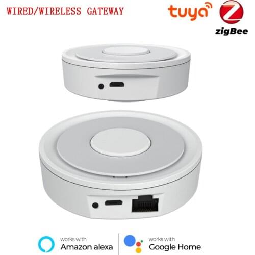 3 In 1 Smart Wireless/Wired Multi-mode Gateway Zigbee 3.0+WiFi+BLE Smart Life App Remote Control Works With Alexa Google Home