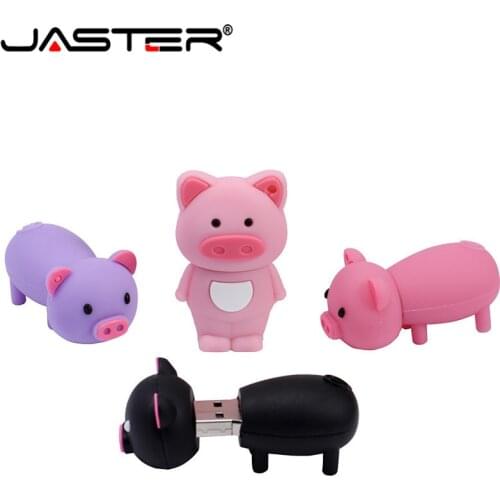 JASTER Lovely mini Pig USB Flash Drive cute animal pen drive cartoon pendrives U disk