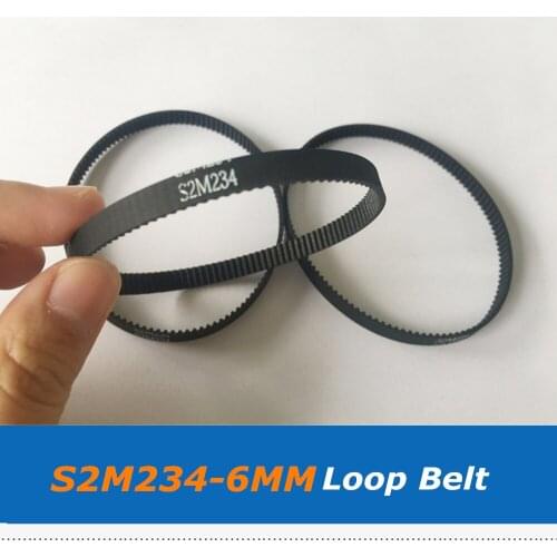 3D Printer Part S2M234 6mm Loop Timing Belt