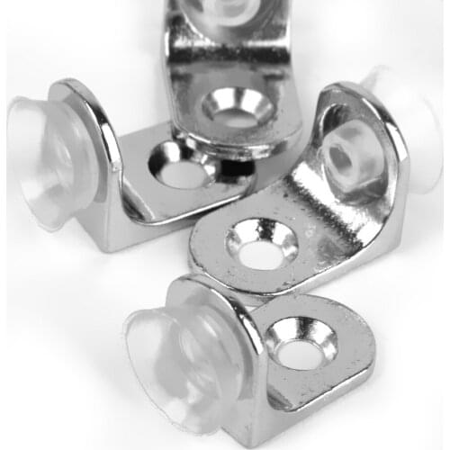 10pcs Adjustable Metal Shelf Holder Support Glass Wood Shelves Bracket Clamps