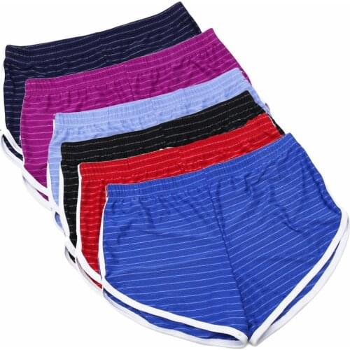 6PCS/Lot Mens Underwear Boxer Shorts Bulge Pouch Low Rise Underpants Boxers Trunks Beach Shorts Mens Lingerie Sleepwear Panties