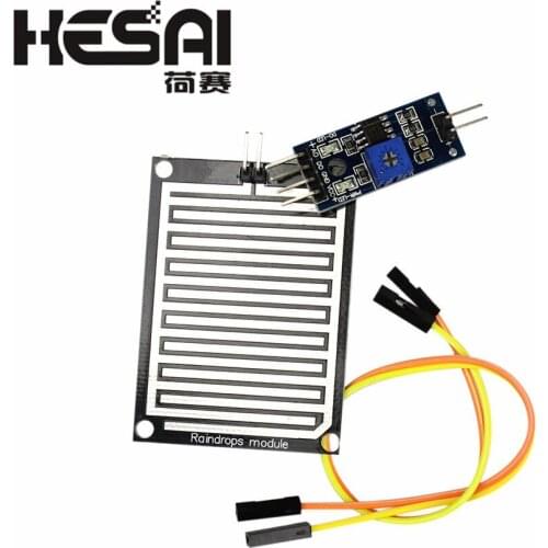 3.3-5V Rain Raindrops Sensitive Detection Sensor Module Weather Humidity for arduino Diy Kit