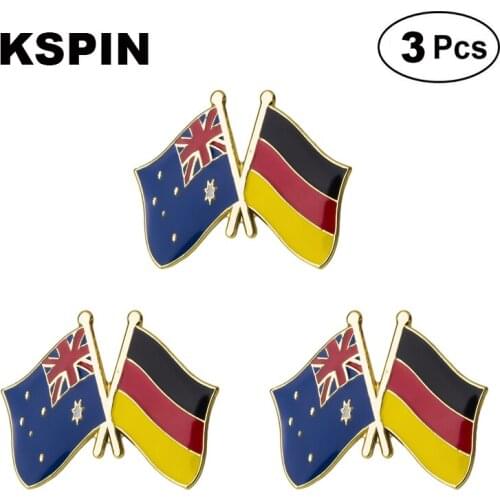 Australia Germany Frendship Lapel Pin Brooches Pins Flag badge Brooch Badges