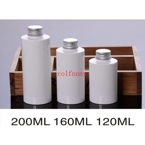 Fast Shipping 120/160/200ML Plastic Makeup Water Bottle, Screw Cap Empty Toner Container, Refillable Lotion Bottle ,Aluminum Top