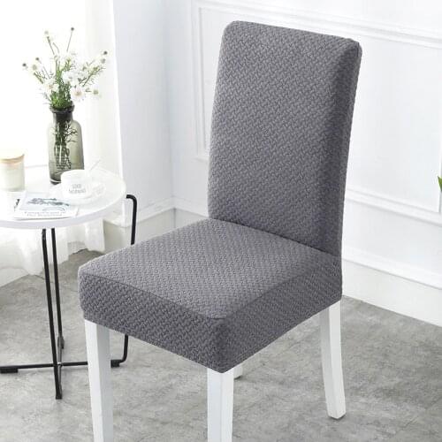 Super Thick Cotton Spandex Dining Chair Cover Stretch Universal High Back Chair Covers Machine Washable Chair Cover With Back
