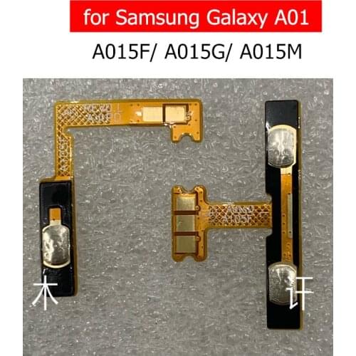 For Samsung Galaxy A01 A015F/ A015G/ A015M Power Volume Side Key button On Off Switch Flex Cable Replacement Repair Parts