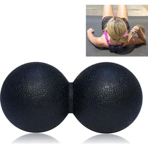 Double Lacrosse Massage Balls Yoga Peanut Ball Body Building Fitness Gym Home Massager Roller Pilates Exercise Release Muscle