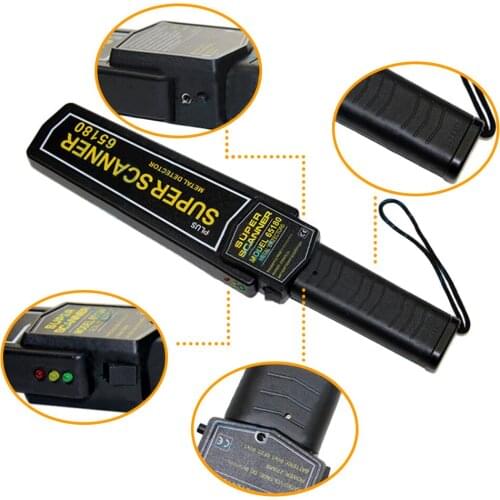 Small Handheld MD-1165180 Metal Detector Professional Portable High-Precision Safety Detector for Subway Airport Station etc