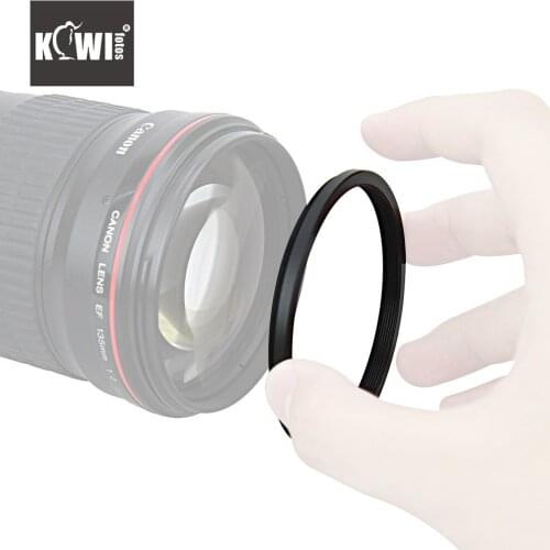 KIWI Camera Metal Lens Adapter 40.5mm-72mm Filters Hoods Flashes Lens Converters Step Down Ring Adapters for Canon/Nikon/Sony