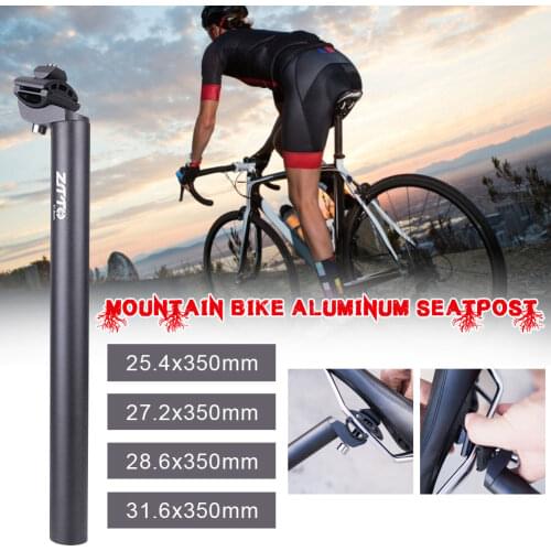 MTB Bicycle Seat Post Seatpost 25.4 27.2 28.6 31.6 30.8 350mm For Road Mountain Bike MTB Fixed Gear