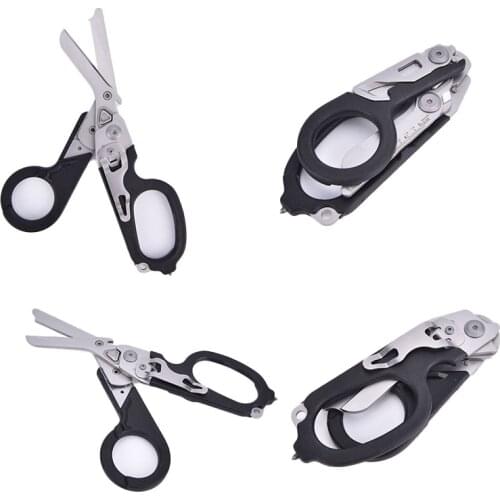 Emergency Response Shears Strap Cutter Glass Breaker Safety Hammer With Holster
