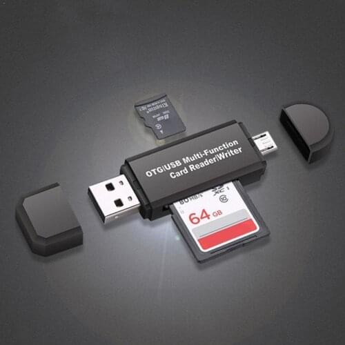 OTG Card Reader Micro SD/SD Card/USB Mobile Phone Card Reader Speed 2.0 Card TF Reader Multi-function High C9R5