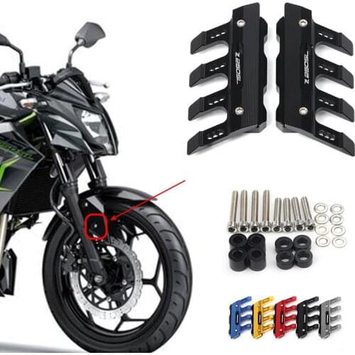 Motorcycle Front Fender Side Protection Guard Mudguard Sliders For Kawasaki Z250SL Z250 SL Accessories universal
