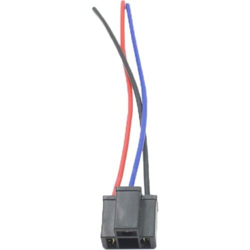 KE LI MI 2Pcs H4 Female/Male Pre-Wired Adapter Plug Lamp holder Wiring Harness Sockets Extension Wire