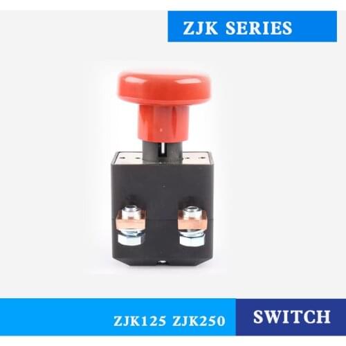 2PCS/lot ZJK125 ED125 ZJK250 ( ED250 ) Emergency Disconnecting Switch Push Button Switch 125A 250A For Car Automobile Vehicle