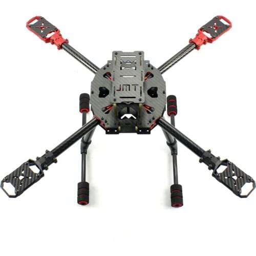 JMT J510 510mm Carbon Fiber 4-axis Foldable Rack Frame Kit with High Tripod for DIY Quadcopter RC Drone