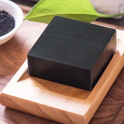 100g Handmade Bamboo Charcoal Soap Deep Face Cleansing Skin Whitening Blackhead Remover Oil Control Acne Treatment Shrink Pores