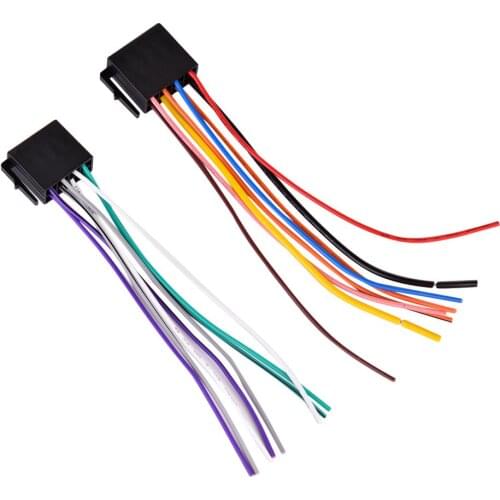 Universal 2 Din Car Radio MP5 Accessories Power Cable Cord Accessories Power Cable Cord Automobile