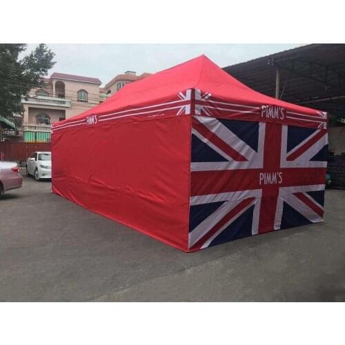 Top Quality Aluminum Frame 10ft x 20ft (3m x 6m) Outdoor Pop Up Gazebo Folding Tent Foldable Event Canopy with Digital Printing