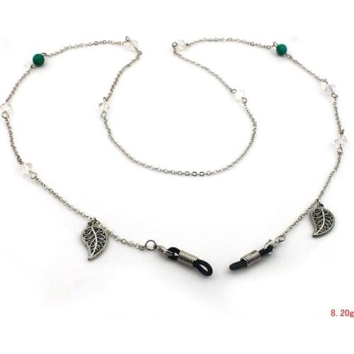 Womens Retro Vintage Casual Beaded Eyeglass Eyewears Sunglasses Reading Glasses Chain Cord Holder neck strap Rope 174