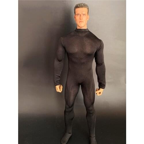 1/6 Stretch Bodysuit Base Coat Male Tight Bodysuit Clothes Props CJG-M013 Fit 12'' PH M34 Male Muscle Body