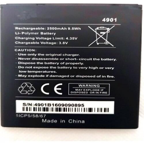 2500mAh cell phone battery For Wiko 4901 For Wiko 4901 Mobile Phone Batterie Bateria Replace Parts with phone stander