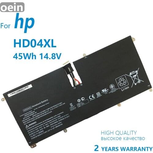 Oein Genuine HD04XL Laptop battery For HP Spectre XT 13-2000eg/2021tu/2120tu/2121tu/2207tu/2208tu XT Pro 13-b000 TPN-C104