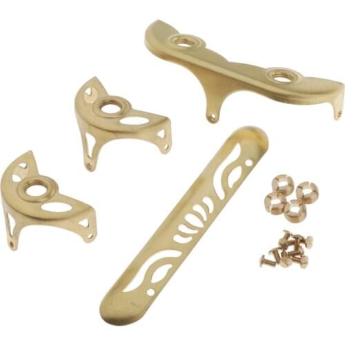 Alto Saxphone Key Guard w/ Screws Copper Instruments Saxphone 13cm Gold